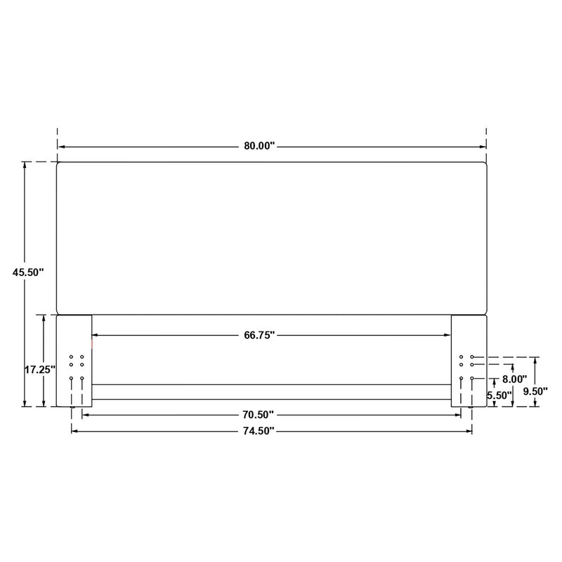 Kosmo Eastern / California King Headboard - Theo's Factory Direct Mattress & Furniture (Columbus, OH)