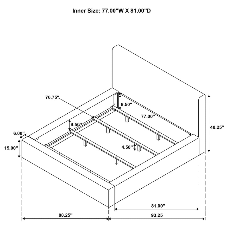 Rebecca Panel Bed