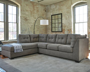 Pitkin 2-Piece Sectional with Chaise - Theo's Factory Direct Mattress & Furniture (Columbus, OH)