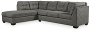 Pitkin 2-Piece Sectional with Chaise - Theo's Factory Direct Mattress & Furniture (Columbus, OH)
