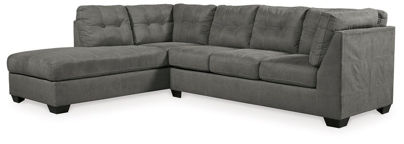 Pitkin 2-Piece Sectional with Chaise - Theo's Factory Direct Mattress & Furniture (Columbus, OH)