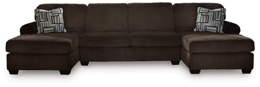 Kimlee Sectional with Double Chaise - Theo's Factory Direct Mattress & Furniture (Columbus, OH)
