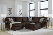 Kimlee Sectional with Chaise - Theo's Factory Direct Mattress & Furniture (Columbus, OH)