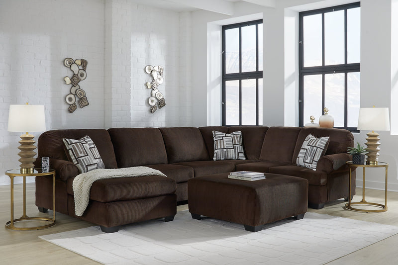 Kimlee Sectional with Chaise - Theo's Factory Direct Mattress & Furniture (Columbus, OH)