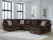 Kimlee Sectional with Chaise - Theo's Factory Direct Mattress & Furniture (Columbus, OH)