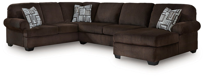 Kimlee Sectional with Chaise - Theo's Factory Direct Mattress & Furniture (Columbus, OH)