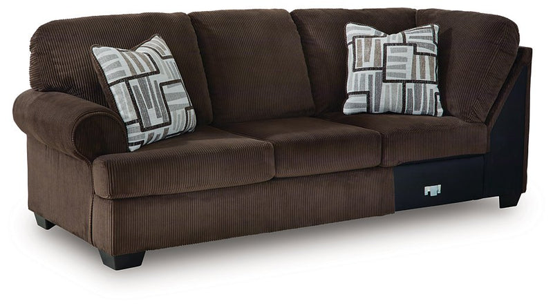 Kimlee Sectional with Chaise - Theo's Factory Direct Mattress & Furniture (Columbus, OH)