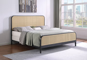 Lanewood Eastern King & Queen Bed Black & White - Theo's Factory Direct Mattress & Furniture (Columbus, OH)