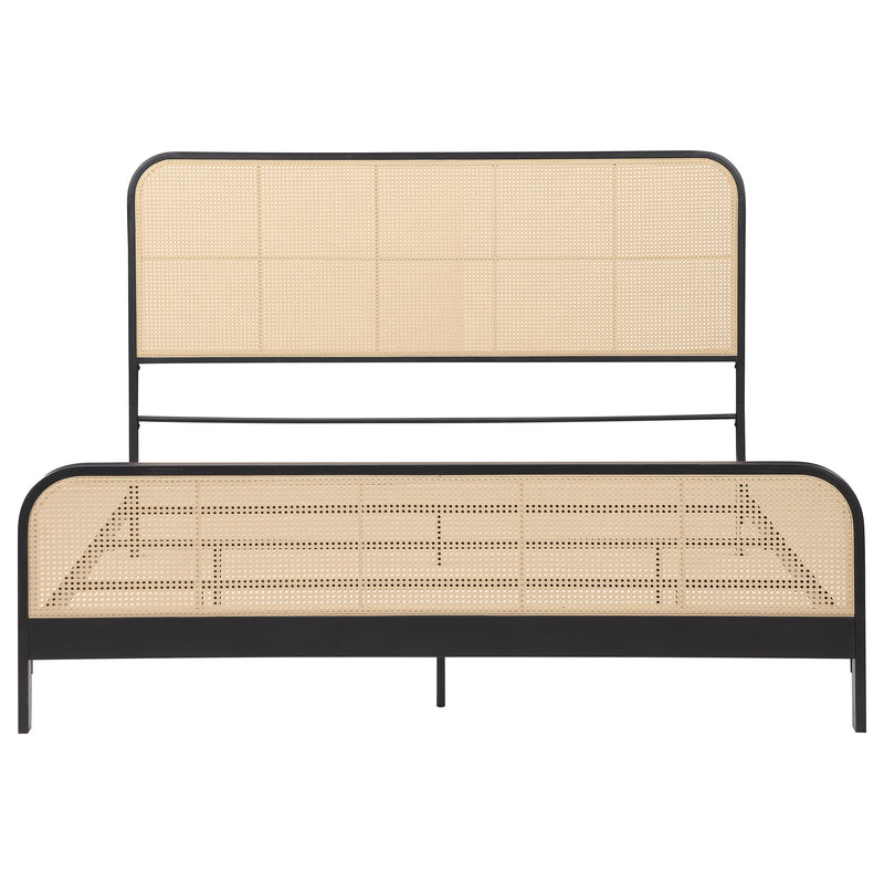Lanewood Eastern King & Queen Bed Black & White - Theo's Factory Direct Mattress & Furniture (Columbus, OH)