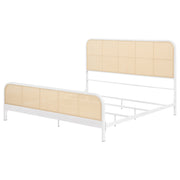 Lanewood Eastern King & Queen Bed Black & White - Theo's Factory Direct Mattress & Furniture (Columbus, OH)