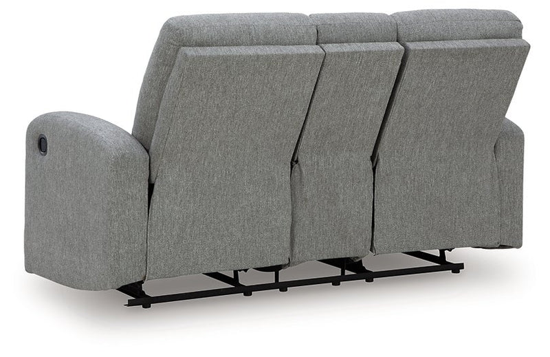 Gauntlet Reclining Loveseat with Console - Theo's Factory Direct Mattress & Furniture (Columbus, OH)