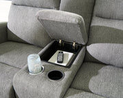 Gauntlet Reclining Loveseat with Console - Theo's Factory Direct Mattress & Furniture (Columbus, OH)