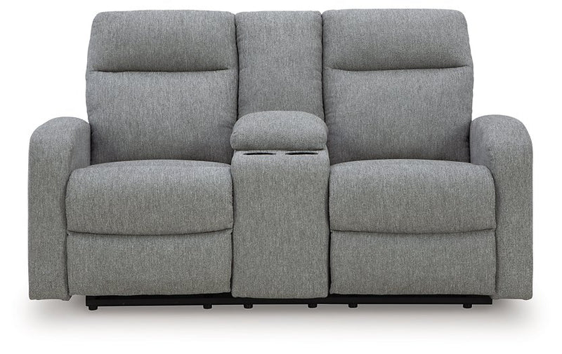 Gauntlet Reclining Loveseat with Console - Theo's Factory Direct Mattress & Furniture (Columbus, OH)