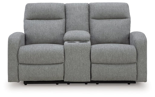 Gauntlet Reclining Loveseat with Console - Theo's Factory Direct Mattress & Furniture (Columbus, OH)