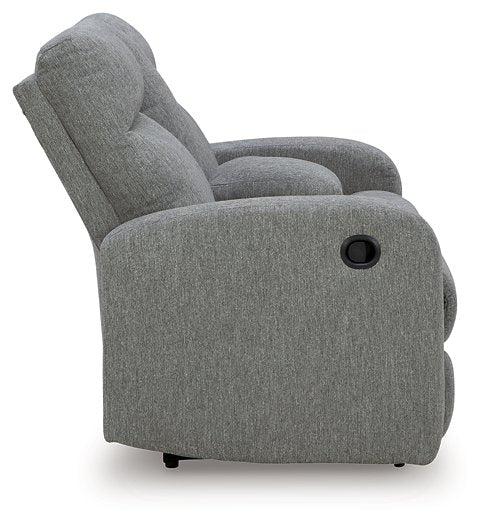 Gauntlet Reclining Loveseat with Console - Theo's Factory Direct Mattress & Furniture (Columbus, OH)