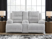 Rhines Falls Power Reclining Loveseat with Console - Theo's Factory Direct Mattress & Furniture (Columbus, OH)