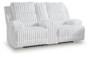 Rhines Falls Power Reclining Loveseat with Console - Theo's Factory Direct Mattress & Furniture (Columbus, OH)