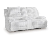 Rhines Falls Power Reclining Loveseat with Console - Theo's Factory Direct Mattress & Furniture (Columbus, OH)