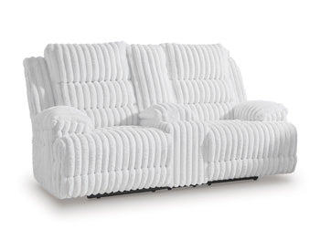 Rhines Falls Power Reclining Loveseat with Console - Theo's Factory Direct Mattress & Furniture (Columbus, OH)