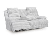 Rhines Falls Power Reclining Sofa with Drop Down Table - Theo's Factory Direct Mattress & Furniture (Columbus, OH)