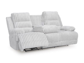 Rhines Falls Power Reclining Sofa with Drop Down Table - Theo's Factory Direct Mattress & Furniture (Columbus, OH)