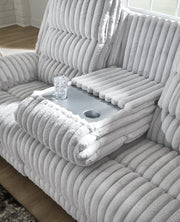 Rhines Falls Power Reclining Sofa with Drop Down Table - Theo's Factory Direct Mattress & Furniture (Columbus, OH)