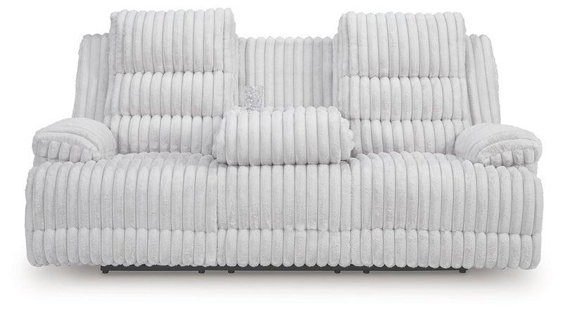 Rhines Falls Power Reclining Sofa with Drop Down Table - Theo's Factory Direct Mattress & Furniture (Columbus, OH)