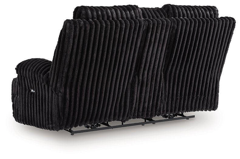 Rhine Falls Reclining Loveseat with Console - Theo's Factory Direct Mattress & Furniture (Columbus, OH)