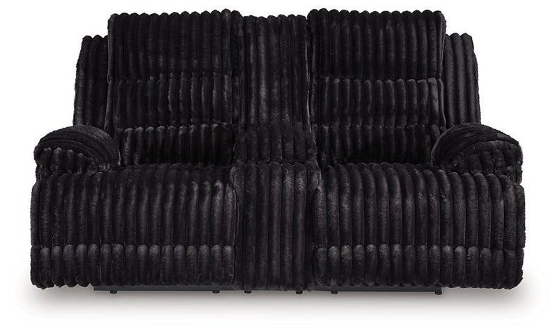 Rhine Falls Reclining Loveseat with Console - Theo's Factory Direct Mattress & Furniture (Columbus, OH)