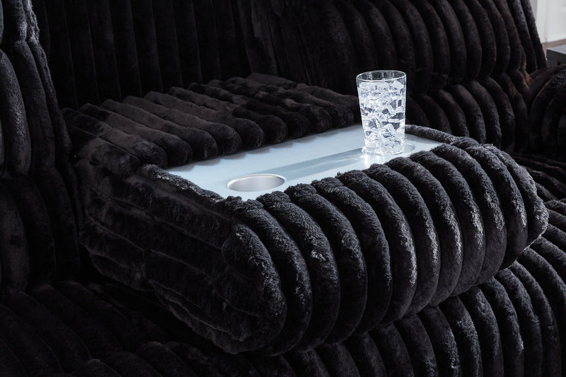 Rhine Falls Power Reclining Sofa with Drop Down Table - Theo's Factory Direct Mattress & Furniture (Columbus, OH)