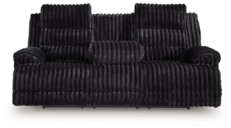 Rhine Falls Power Reclining Sofa with Drop Down Table - Theo's Factory Direct Mattress & Furniture (Columbus, OH)