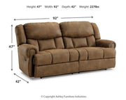 Boothbay Reclining Sofa - Theo's Factory Direct Mattress & Furniture (Columbus, OH)