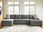 Clarington Sectional with Double Chaise - Theo's Factory Direct Mattress & Furniture (Columbus, OH)