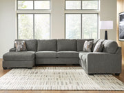 Clarington Sleeper Sectional with Chaise - Theo's Factory Direct Mattress & Furniture (Columbus, OH)