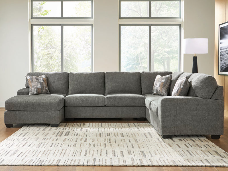 Clarington Sleeper Sectional with Chaise - Theo's Factory Direct Mattress & Furniture (Columbus, OH)