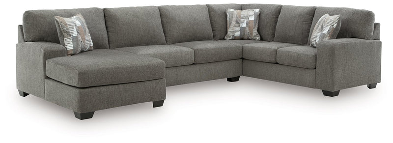 Clarington Sleeper Sectional with Chaise - Theo's Factory Direct Mattress & Furniture (Columbus, OH)