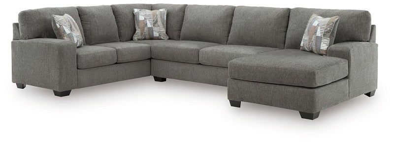 Clarington Sleeper Sectional with Chaise - Theo's Factory Direct Mattress & Furniture (Columbus, OH)