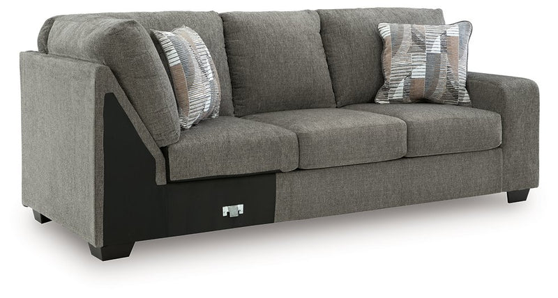 Clarington Sleeper Sectional with Chaise - Theo's Factory Direct Mattress & Furniture (Columbus, OH)