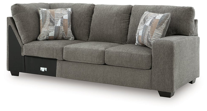 Clarington Sleeper Sectional with Chaise - Theo's Factory Direct Mattress & Furniture (Columbus, OH)