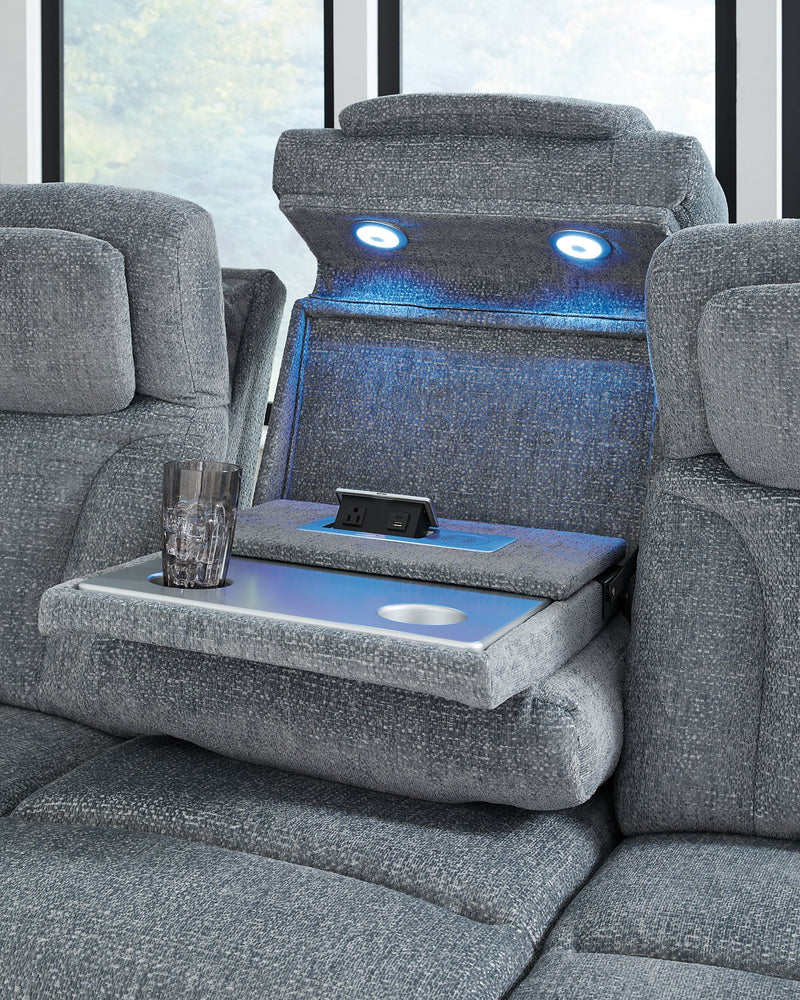 Studio Cave Power Reclining Sofa - Theo's Factory Direct Mattress & Furniture (Columbus, OH)