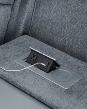 Studio Cave Power Reclining Sofa - Theo's Factory Direct Mattress & Furniture (Columbus, OH)