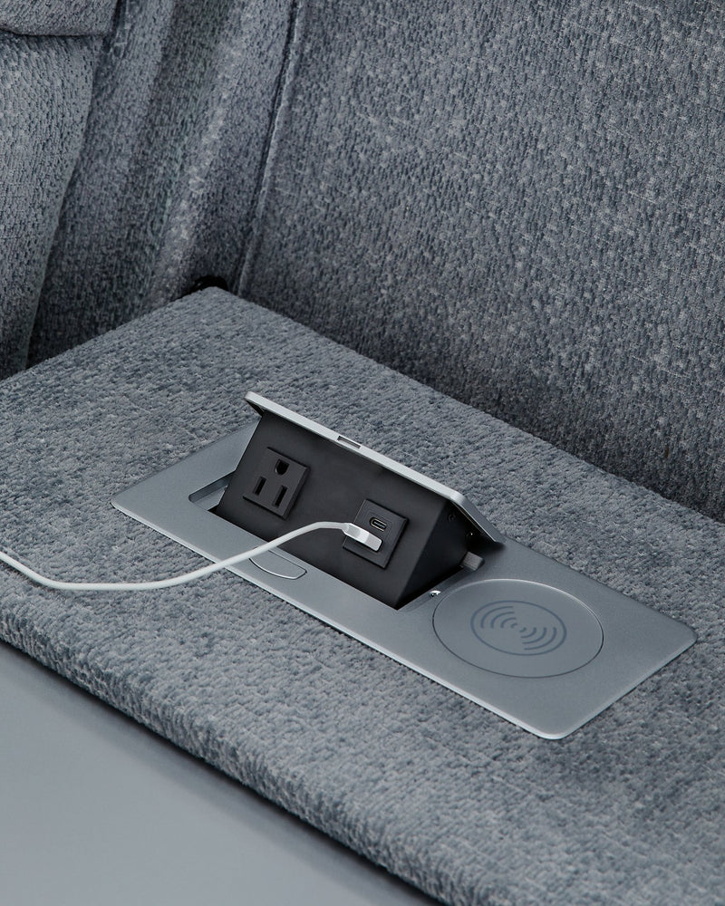 Studio Cave Power Reclining Sofa - Theo's Factory Direct Mattress & Furniture (Columbus, OH)