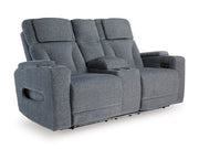 Studio Cave Power Reclining Loveseat with Console - Theo's Factory Direct Mattress & Furniture (Columbus, OH)