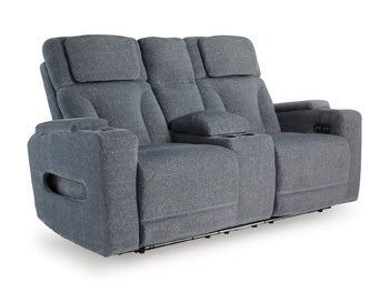 Studio Cave Power Reclining Loveseat with Console - Theo's Factory Direct Mattress & Furniture (Columbus, OH)