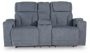 Studio Cave Power Reclining Loveseat with Console - Theo's Factory Direct Mattress & Furniture (Columbus, OH)