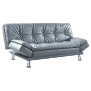 Dilleston Tufted Back Upholstered Sofa Bed Grey - Theo's Factory Direct Mattress & Furniture (Columbus, OH)