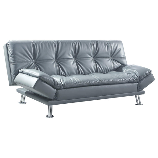 Dilleston Tufted Back Upholstered Sofa Bed Grey - Theo's Factory Direct Mattress & Furniture (Columbus, OH)
