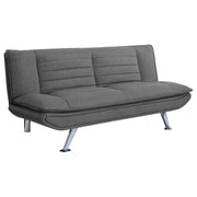 Julian Upholstered Sofa Bed with Pillow-top Seating Grey - Theo's Factory Direct Mattress & Furniture (Columbus, OH)