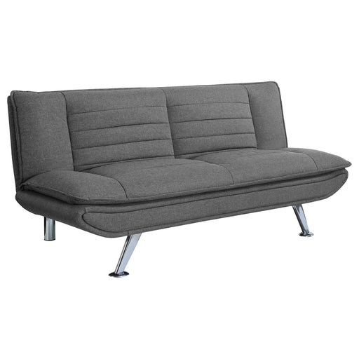 Julian Upholstered Sofa Bed with Pillow-top Seating Grey - Theo's Factory Direct Mattress & Furniture (Columbus, OH)