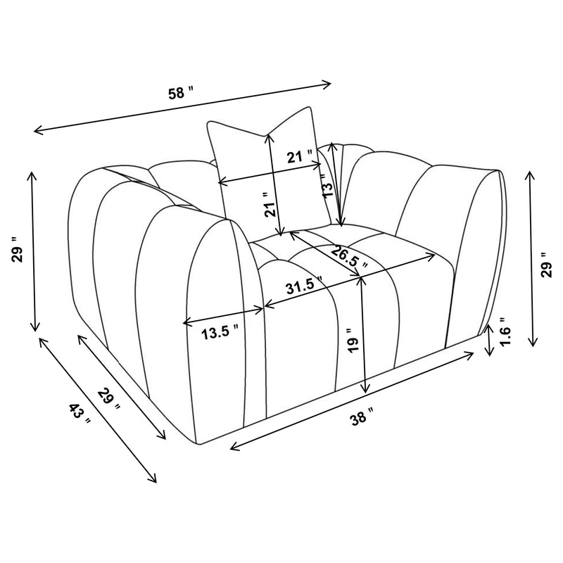 Winchester Accent Chair - Theo's Factory Direct Mattress & Furniture (Columbus, OH)